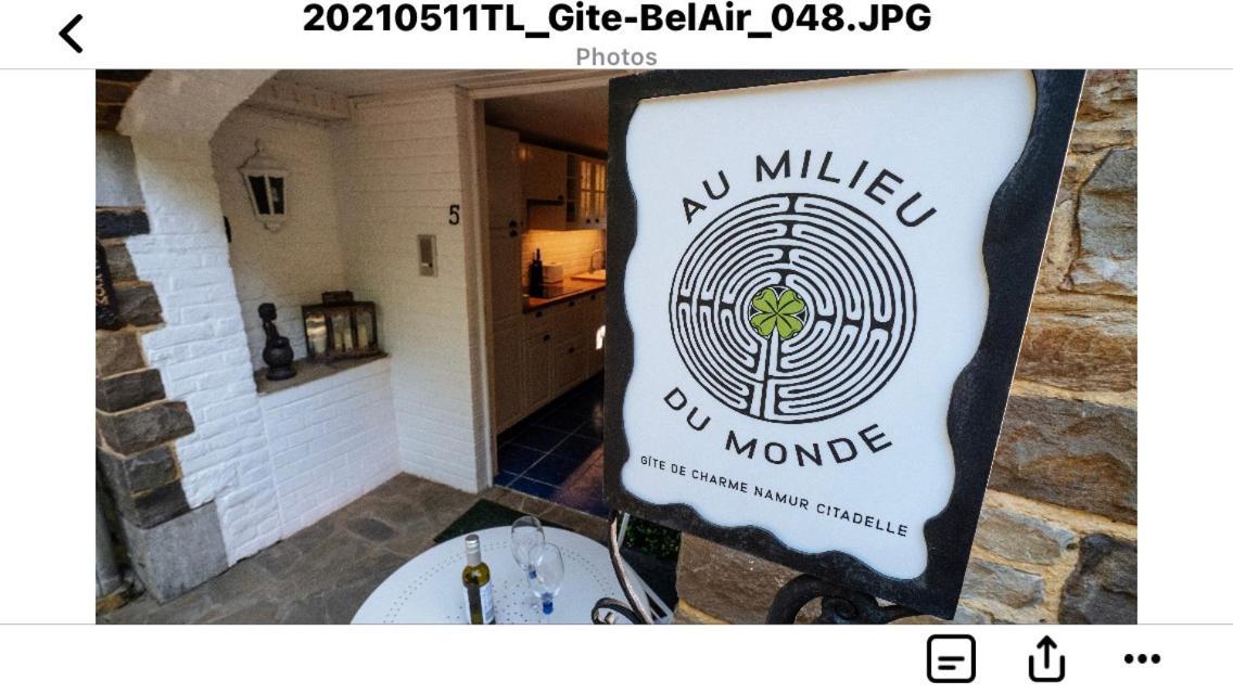 Gite De Charme Au Milieu Du Monde Namur Zewnętrze zdjęcie